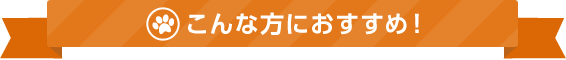こんな方におすすめ！
